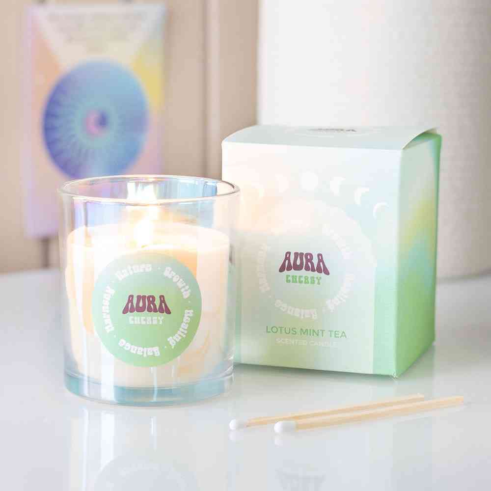 Something Different - Aura Energy Lotus Mint Tea Iridescent Geurkaars - Multicolours